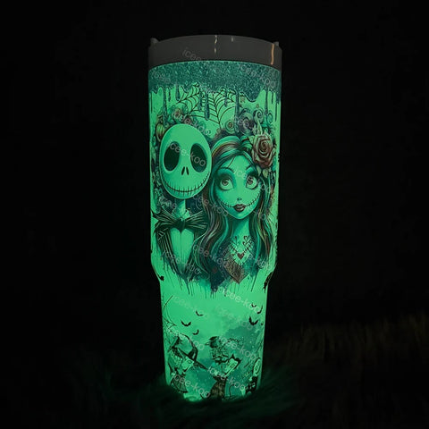 💥 2025 MEGA SALE OFF ️💥 Sally x Jack Skellington™ 40oz Glow Tumbler