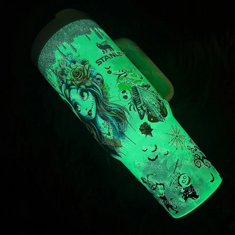 💥 2025 MEGA SALE OFF ️💥 Sally x Jack Skellington™ 40oz Glow Tumbler