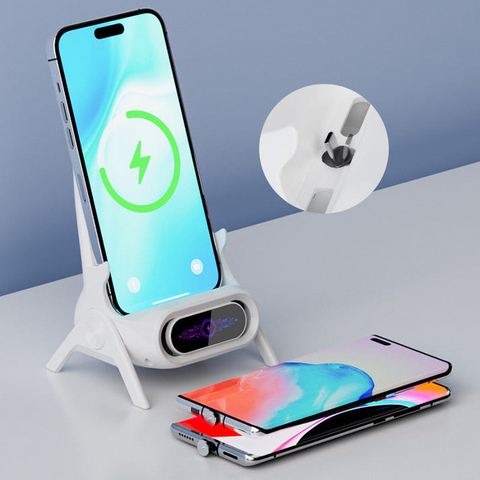 🎁 Multifunctional Wireless Fast Charger Phone Stand