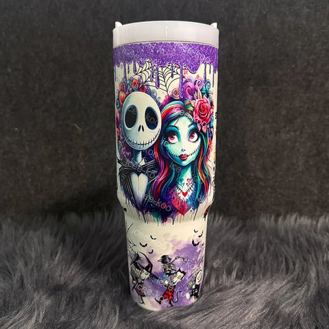 💥 2025 MEGA SALE OFF ️💥 Sally x Jack Skellington™ 40oz Glow Tumbler